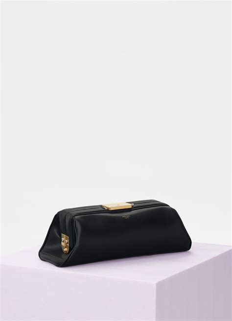 celine bridge lock chunky clutch in shiny calfskin|Women's Clutch on strap tabou in smooth calfskin .